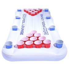 6ft Pool Beer Pong Table Inflatable PVC Floating Game Set