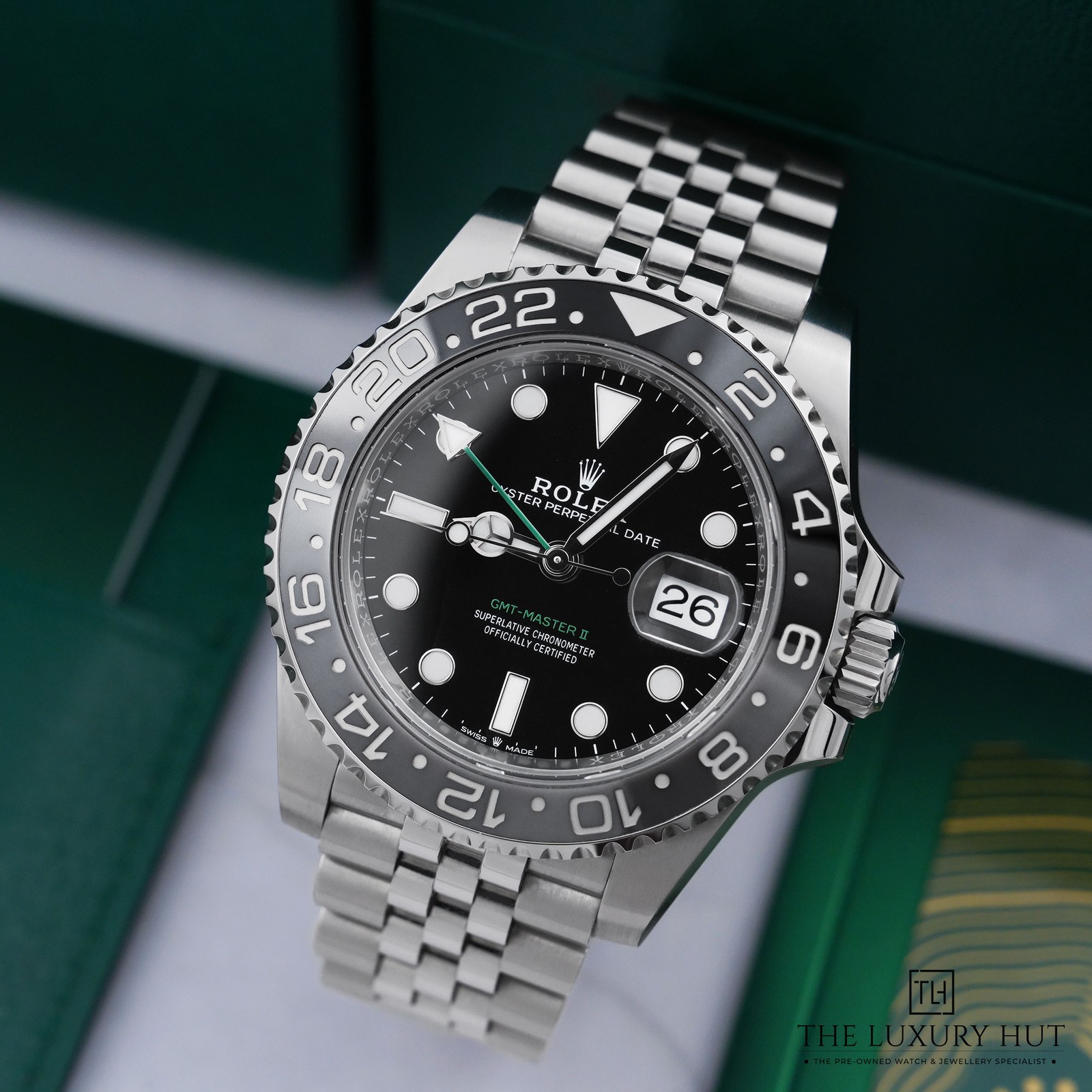 Rolex GMT-Master II ‘Bruce Wayne’ 126710GRNR - 2025, Full Set Steel 40mm Blac...