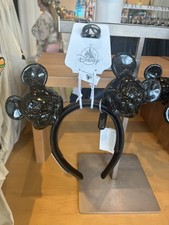 Disney Parks 2026 Glitter Mickey Head Loungefly Ears Headband