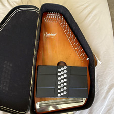 Oscar Schmidt 21-Chord Chromatic Dome Autoharp Natural Finish w/ Hard Case