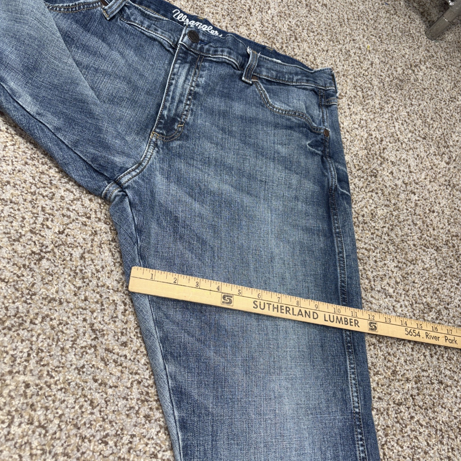 Wrangler Retro Jeans Men's 38x32 Blue Slim Boot Stretch Cowboy Fits 37 X 30 - View 12