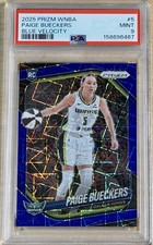 2025 Prizm WNBA - Paige Bueckers #5 Blue Velocity Prizm (RC) - PSA 9 Mint