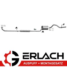 Auspuffanlage für Daihatsu Sirion YRV 1.3 Sport Auspuff 7051