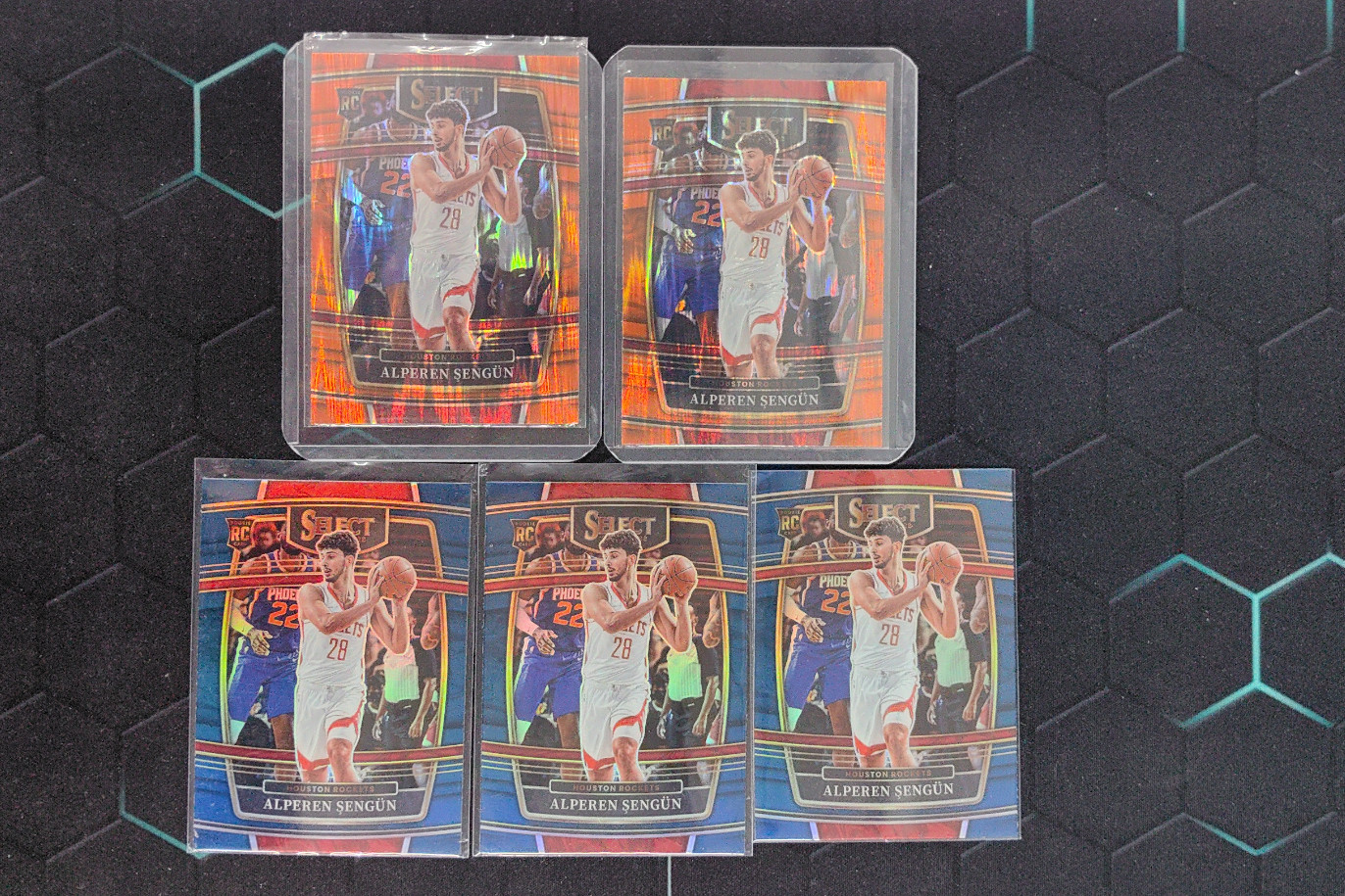 2021-22 Panini Select Alperen Sengun Concourse Orange Flash RC LOT5