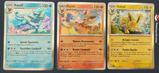Holo Pyroli 134/165 Voltali 135/165 Aquali 134/165 série 151 MEW FR NEUF