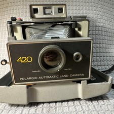Polaroid 420 Automatic Land Folding Film Camera Cover UNTESTED VTG