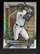 2025 Bowman Chrome #BCP-156 Andrew Salas Prospects Mojo