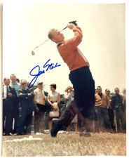 JACK NICKLAUS IN FULL SWING AUTOGRAPHED / SIGNED GOLF PHOTO WITH COA