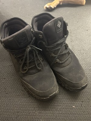 Columbia Fairbanks Mid Waterproof Boots Mens 11.5 Black BM7744-010 Utility