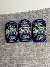 Disney Lorcana: Attack of the Vine Sleeved Booster Packs 3 Pack Lot
