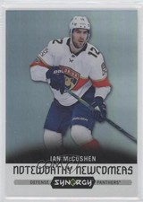 2017-18 Upper Deck Synergy Noteworthy Newcomers Ian McCoshen #NN-21 xp6