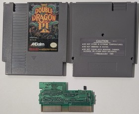 Double Dragon III Nintendo Entertainment System NES Cleaned and Tested Works