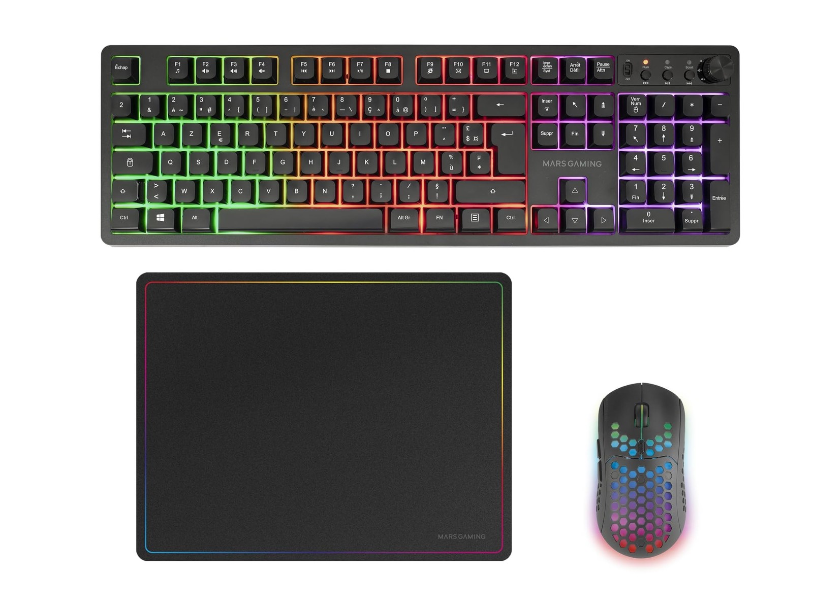 Combo gaming sans fil MCPWX pour un setup épuré et des sessions intenses