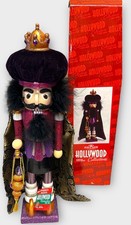 Kurt Adler Hollywood Nutcracker Purple King Nutcracker 18" HA0091