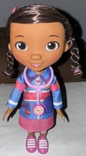Doc McStuffins Doll Disney Junior Figure Braids Stethoscope Kids Toy Pink Shoes