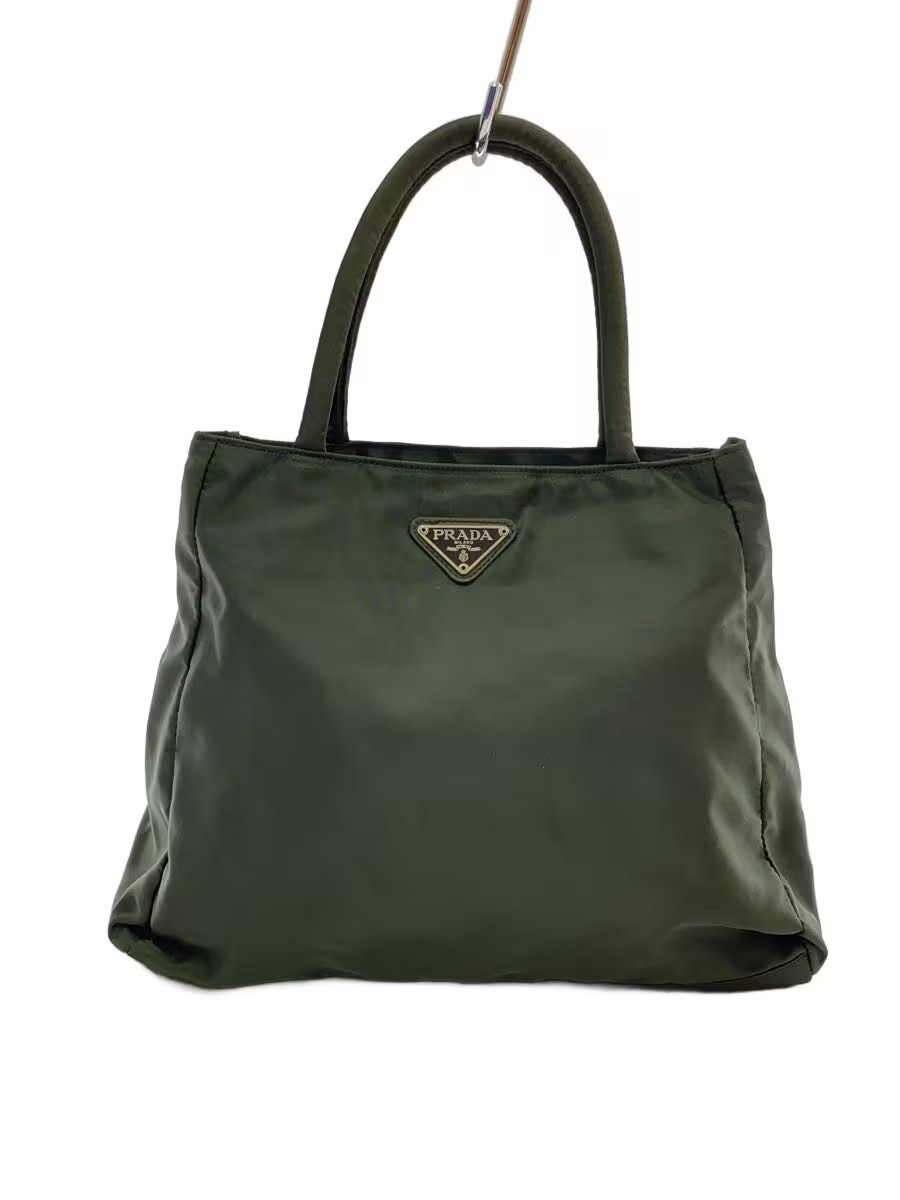 PRADA Tote Bag Nylon GRN Plain