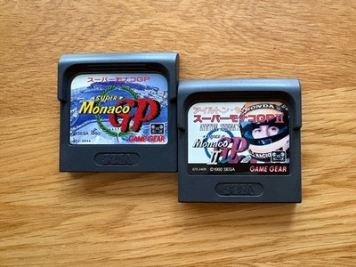 Super Monaco I & II 2 GP JPN Sega GameGear Game Gear Arcade Classic