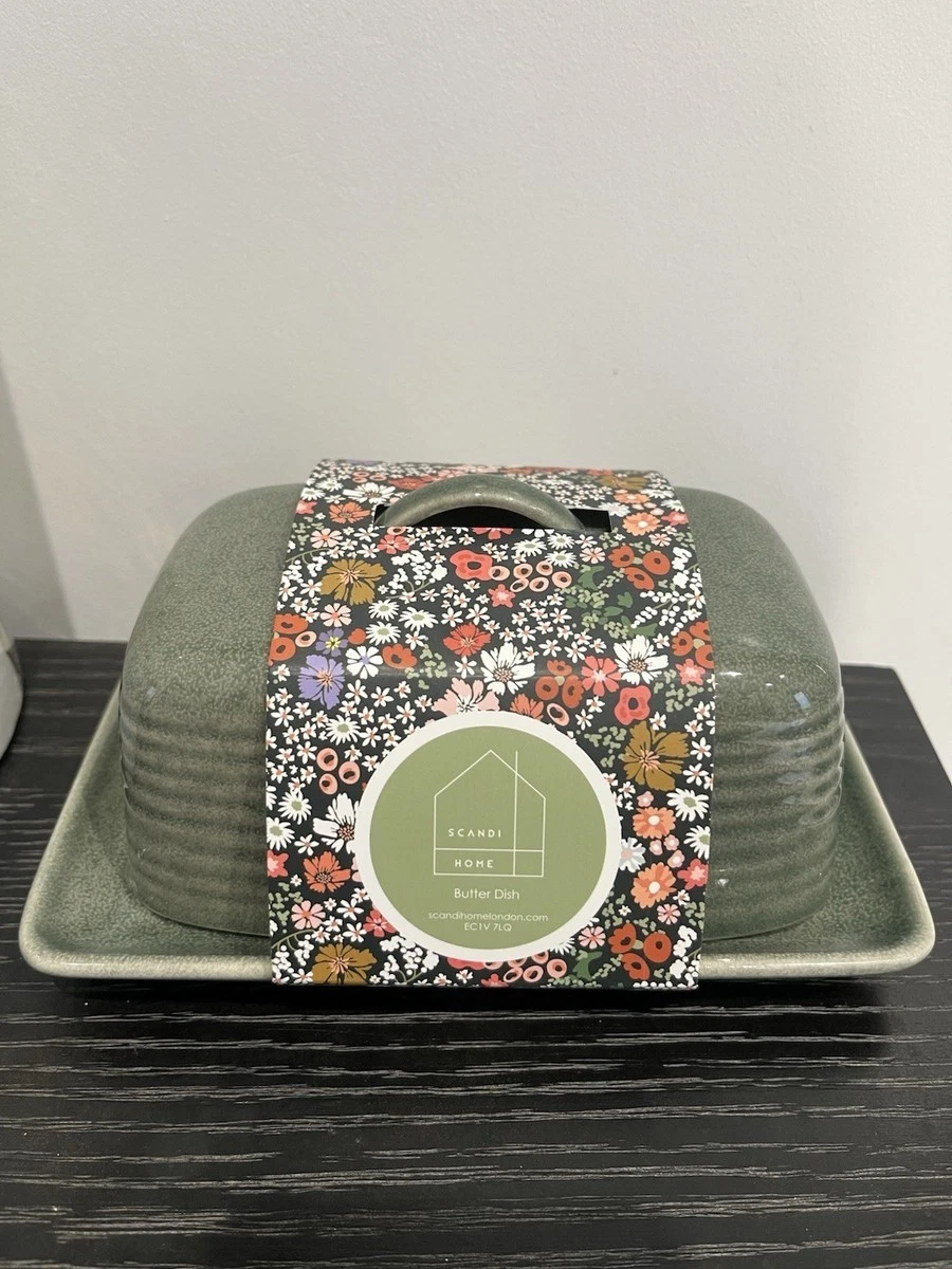 Scandi Home Green Butter Dish with Ceramic Lid NEW
Opens in a new window or tab
