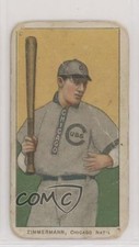 1909-11 T206 Piedmont 350 Back Heinie Zimmerman n8a