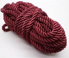 U Pick 10Yds 5Mm 3 Braided Cord Decorative Twisted Satin Polyester Twine Cord Ro