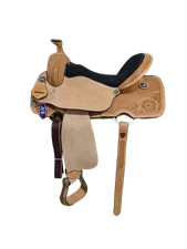 1-1285 16 inch HR Saddlery Western All Around Saddle