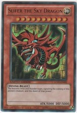 Slifer the Sky Dragon - LC01-EN002 - Ultra Rare - Limited Edition - Damaged