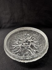 Lunaria Kristallschale von Tapio Wirkkala für Iittala Finnland 1972, Top-Zustand