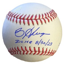 Bryce Harper Signed 300th Home Run HRs OML Baseball Fanatics MLB