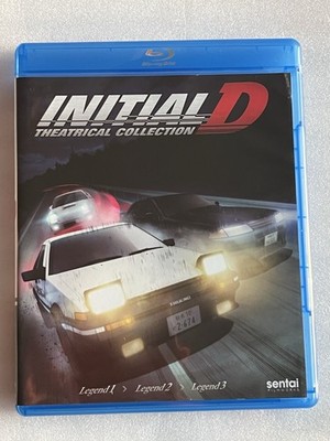 Initial D Legend 1+2+3 Theatrical Collection - Blu-ray (English, Region A) rare!