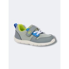 See Kai Run Tenny Sneakers Toddler Boy Size 4 Gray Hook Loop Shoes Casual New