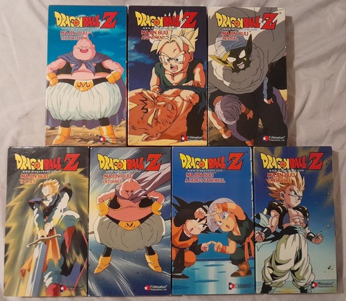 Majin Buu Saga Edited Complete VHS Set Dragon Ball Z DBZ - Picture 2 of 4