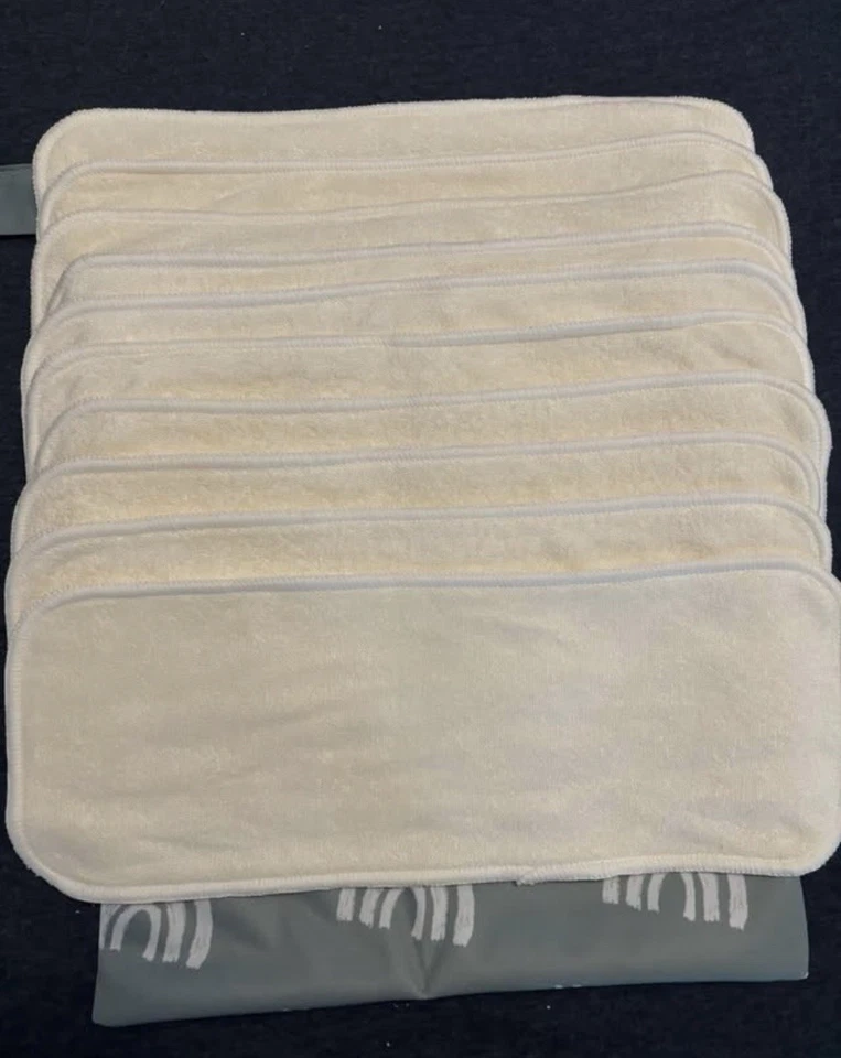 Lote de 8 pañales de tela ajustables usados excelente estado Foto 3 de 4