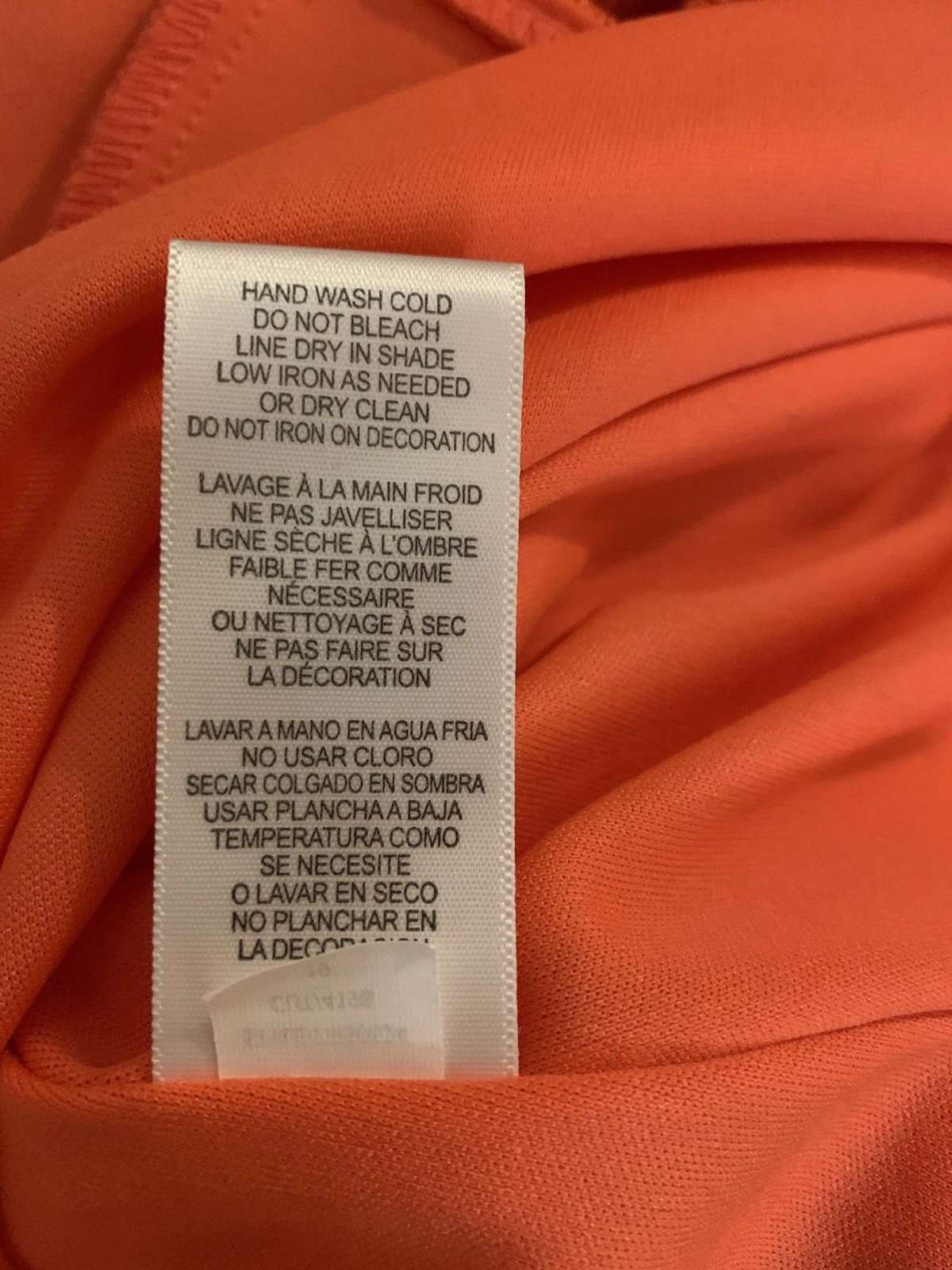 VETEMENTS Abito donna Donna Ricco taglia 4 senza maniche vestibilità classica e svasato arancione elasticizzato