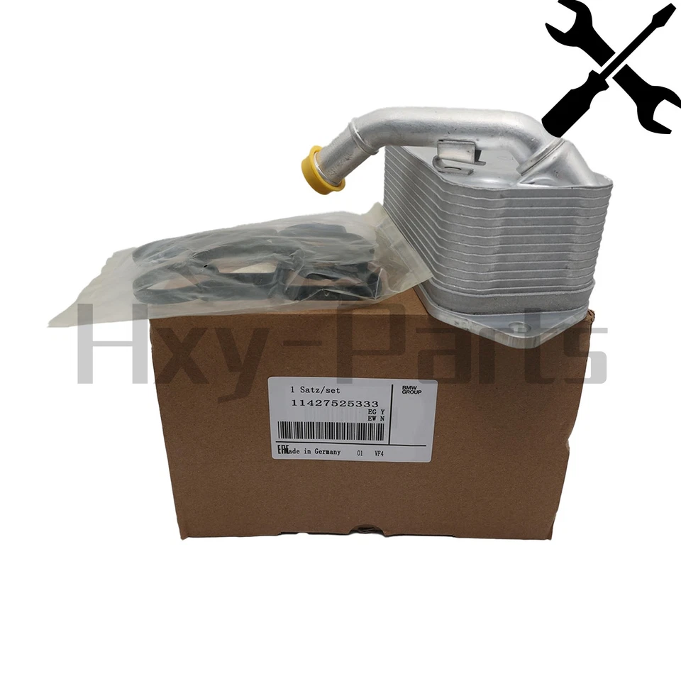 11427525333 OEM For BMW E60 E90 320i 428i 328i X1 X5 X6 Engine Oil Cooler US - Image 3 of 4