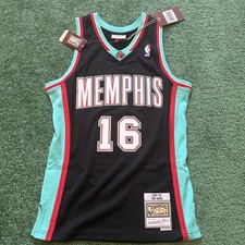 135$ NWT 2001 Memphis Grizzlies Paul Gasol Jersey Size Small