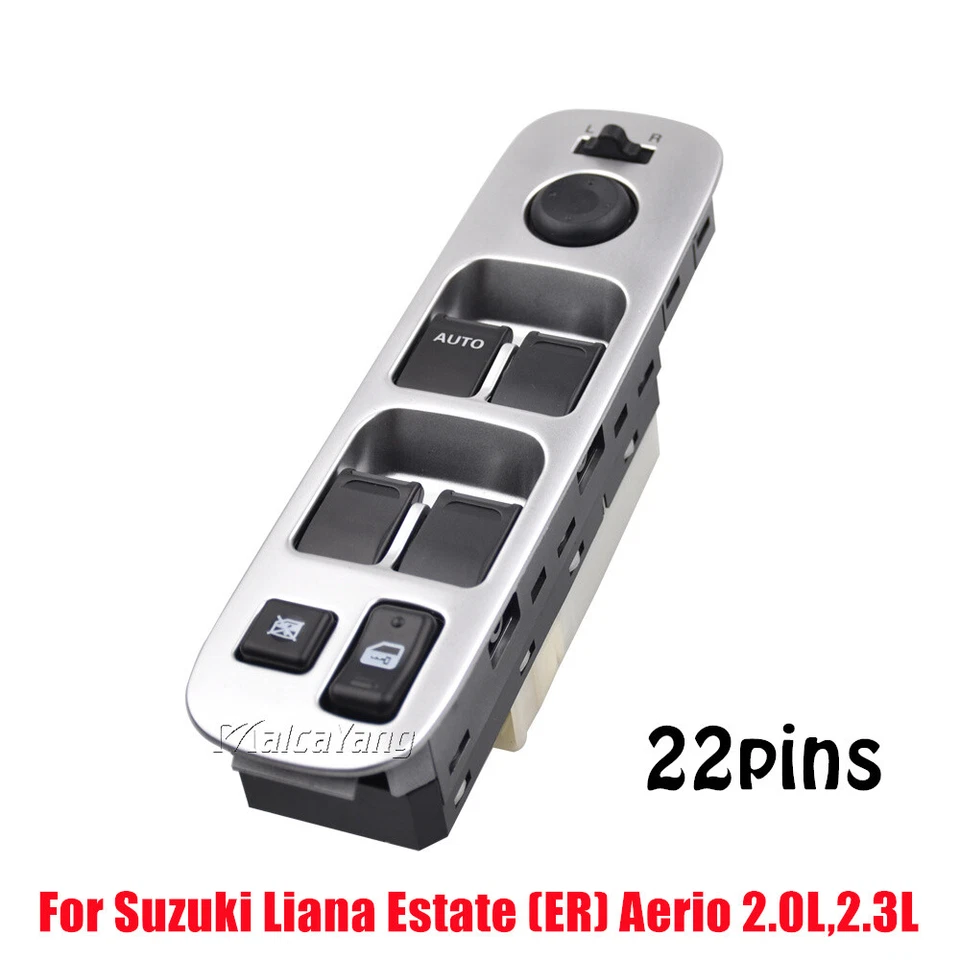 Interruptor de ventana eléctrica delantero izquierdo para Suzuki Aerio 2,0 L,2,3 L 2005 2006-2007 Foto 3 de 4