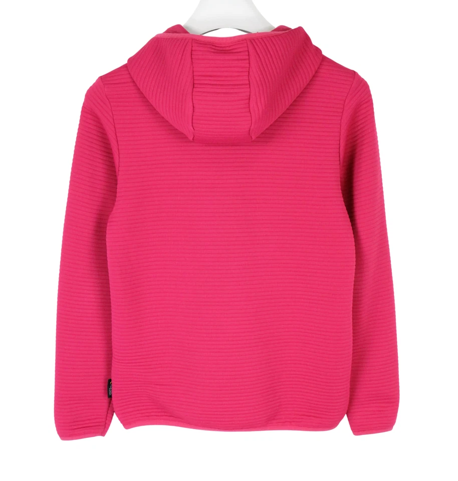 JACK WOLFSKIN Sweat à Capuche Fille EU 164 15-16 Ans Rose Poche Kangourou Logo - Photo 2/4