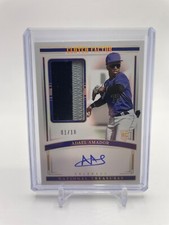 2024 National Treasures Adael Amador Clutch Factor Holo Gold /10 CFS-AAR