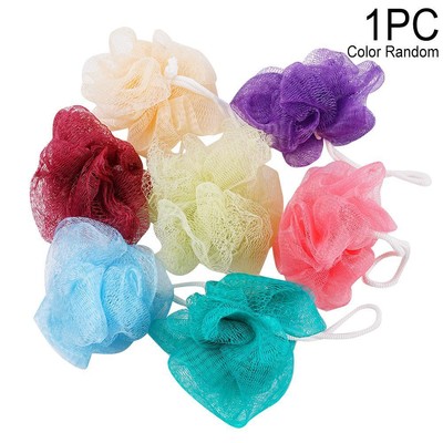 Bad Dusche Seife Schaum Duschgel Peeling Scrubber Mesh Netz-Ball UK