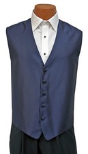 Men's Brandon Michael Navy Blue Tuxedo Vest Size XL