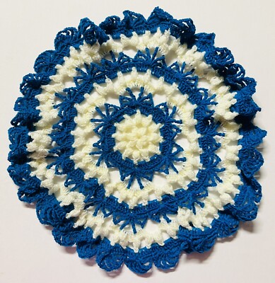 Crochet Doily Table candle Mat Thalposh centerpiece runner Handmade mandala