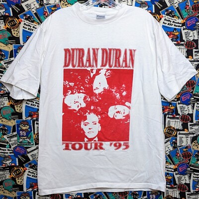 Vtg 1995 Duran Duran Summer Shindig Tour Concert Single Stitch T-shirt Large