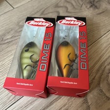 Berkley Dime Size 15 Crankbait - 2 Baits - Killer Gill and Spray Tan