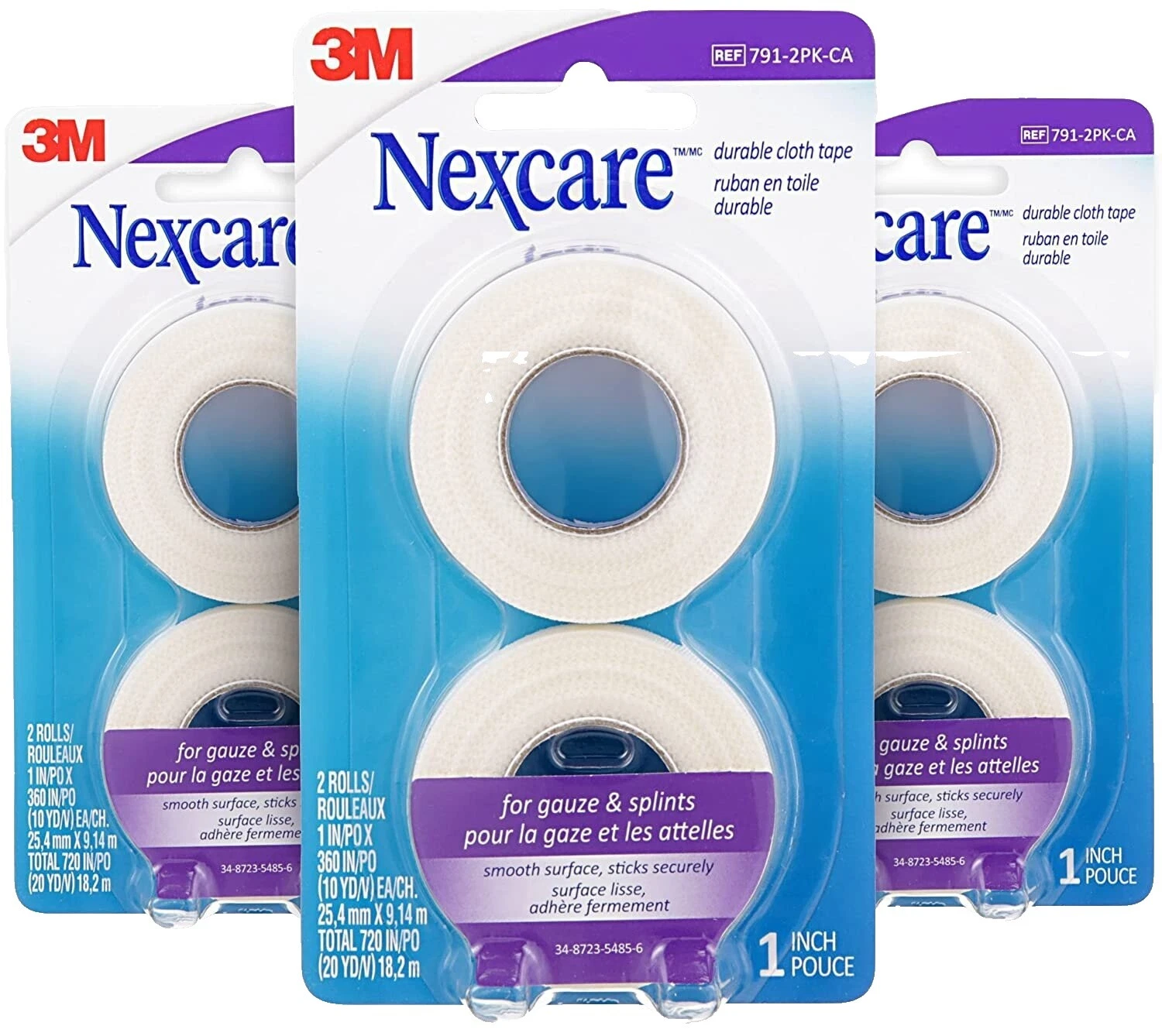 Cintas adhesivas Nexcare de Primeros Auxilios Médicos