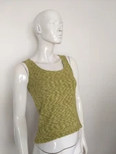 MARC CAIN green knit top vest size N3 S/M
