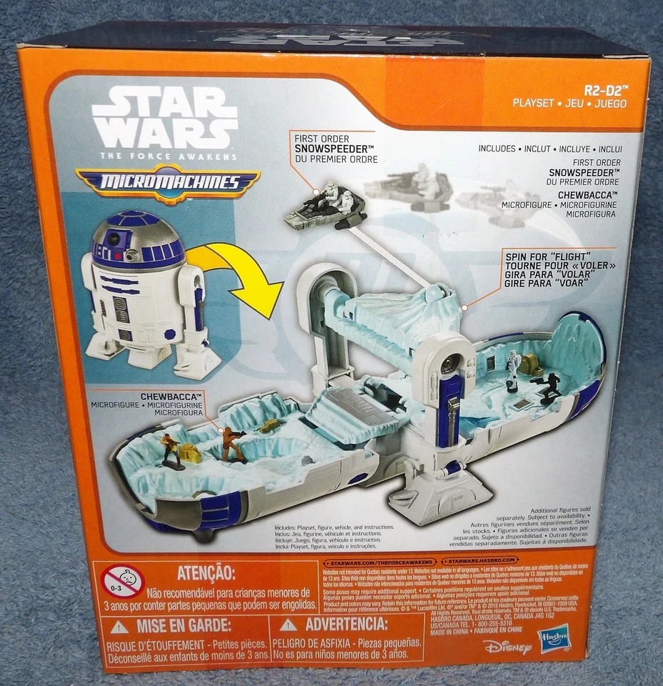STAR WARS THE FORCE AWAKENS 2015 MICRO MACHINES R2-D2 PLAYSET - Image 2 of 4