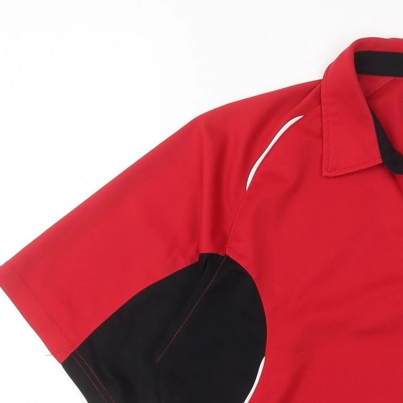 Cypress Point Mens Red Polyester Blend Polo Size XL Collared Pullover - Image 3 of 4