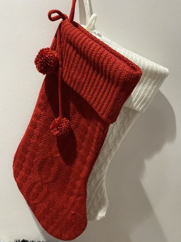 2 Cable Knit Sweater Style Red and 