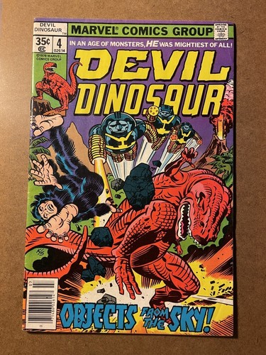 DEVIL DINOSAUR  # 4  NOT CGC RATED  VERY FINE  8.0  1978  BRONZE  AGE