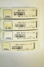 4- four different 49mm Tiffen filters as shown. New